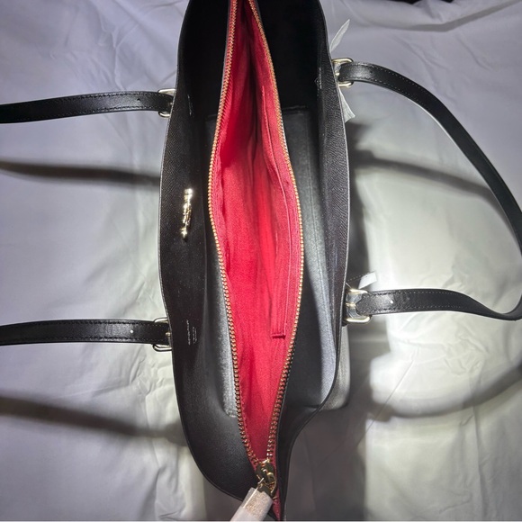 Coach Mollie Dark Brown Signature Tote NWT - Picture 4 of 5